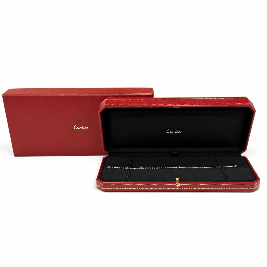 Great Cartier Cartier Damour Bracelet Brilliant Cut Diamond Small Model 750(WG)