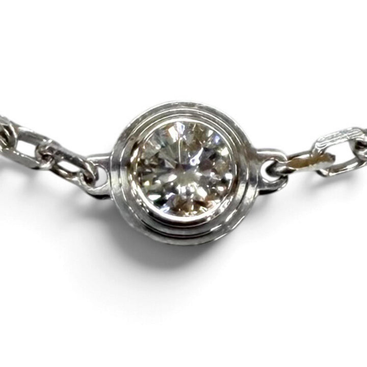Great Cartier Cartier Damour Bracelet Brilliant Cut Diamond Small Model 750(WG)