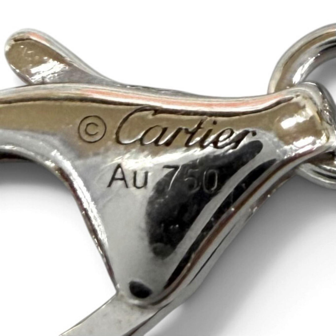 Great Cartier Cartier Damour Bracelet Brilliant Cut Diamond Small Model 750(WG)