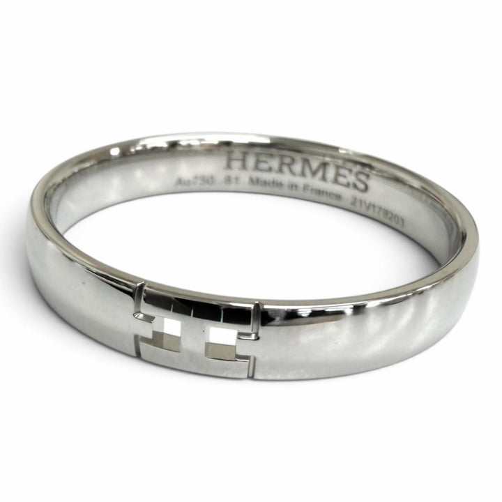 Excellent HERMES Ring ring Hercules Silver AU750 mens
