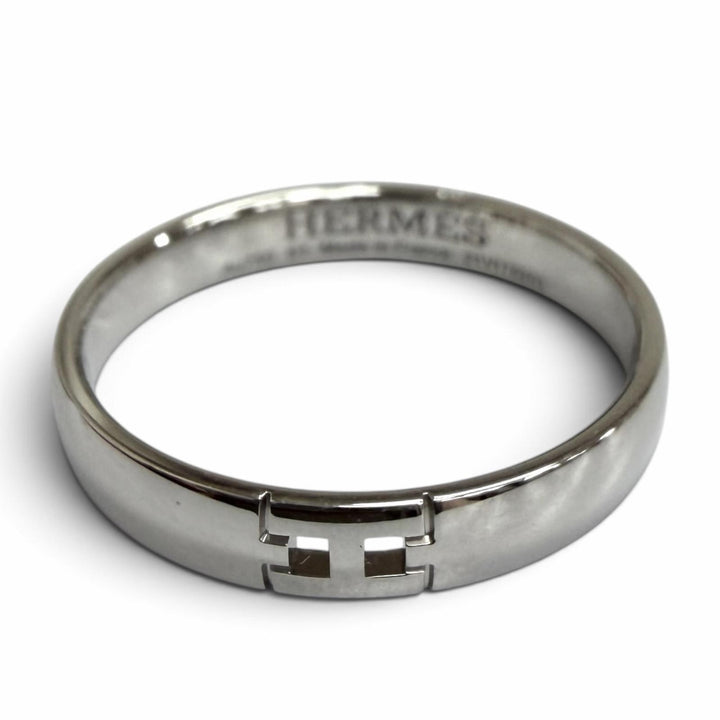 Excellent HERMES Ring ring Hercules Silver AU750 mens
