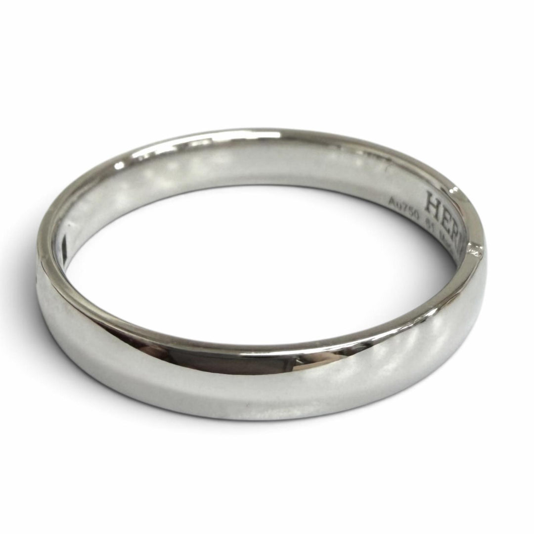Excellent HERMES Ring ring Hercules Silver AU750 mens