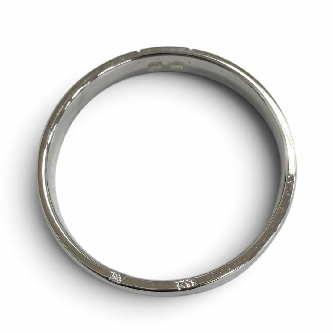 Excellent HERMES Ring ring Hercules Silver AU750 mens