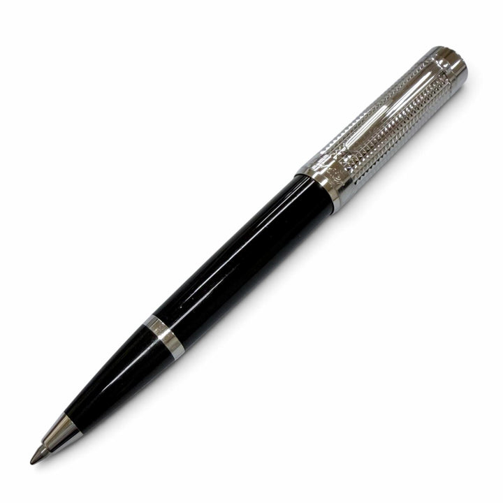Very Good Cartier Ballpoint pen Pasha de Cartier Diamond Head Twist Type Silver