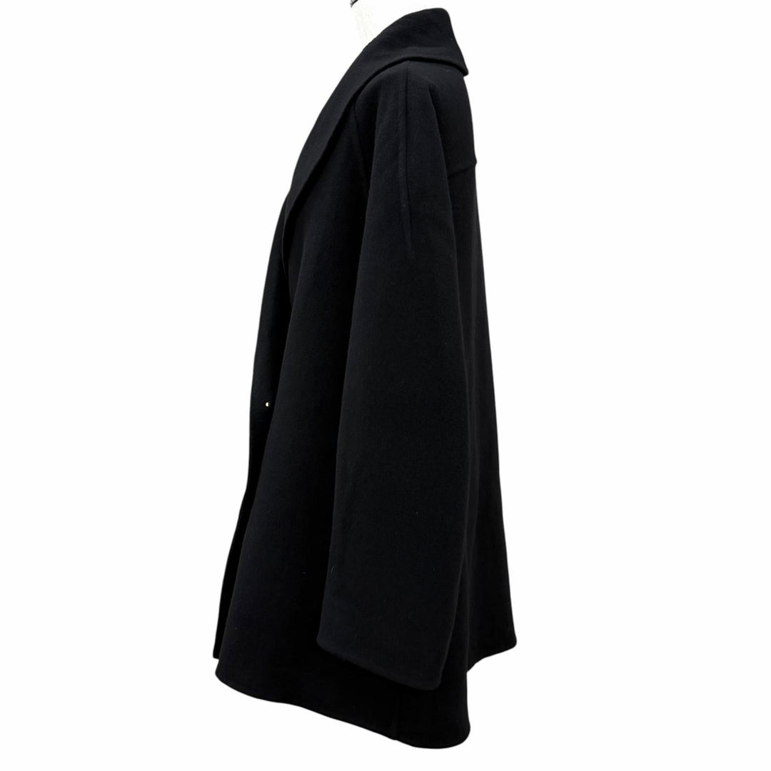 Excellent THE ROW Jacket POLLI JACKET Shawl collar black wool XS 5887-W1439