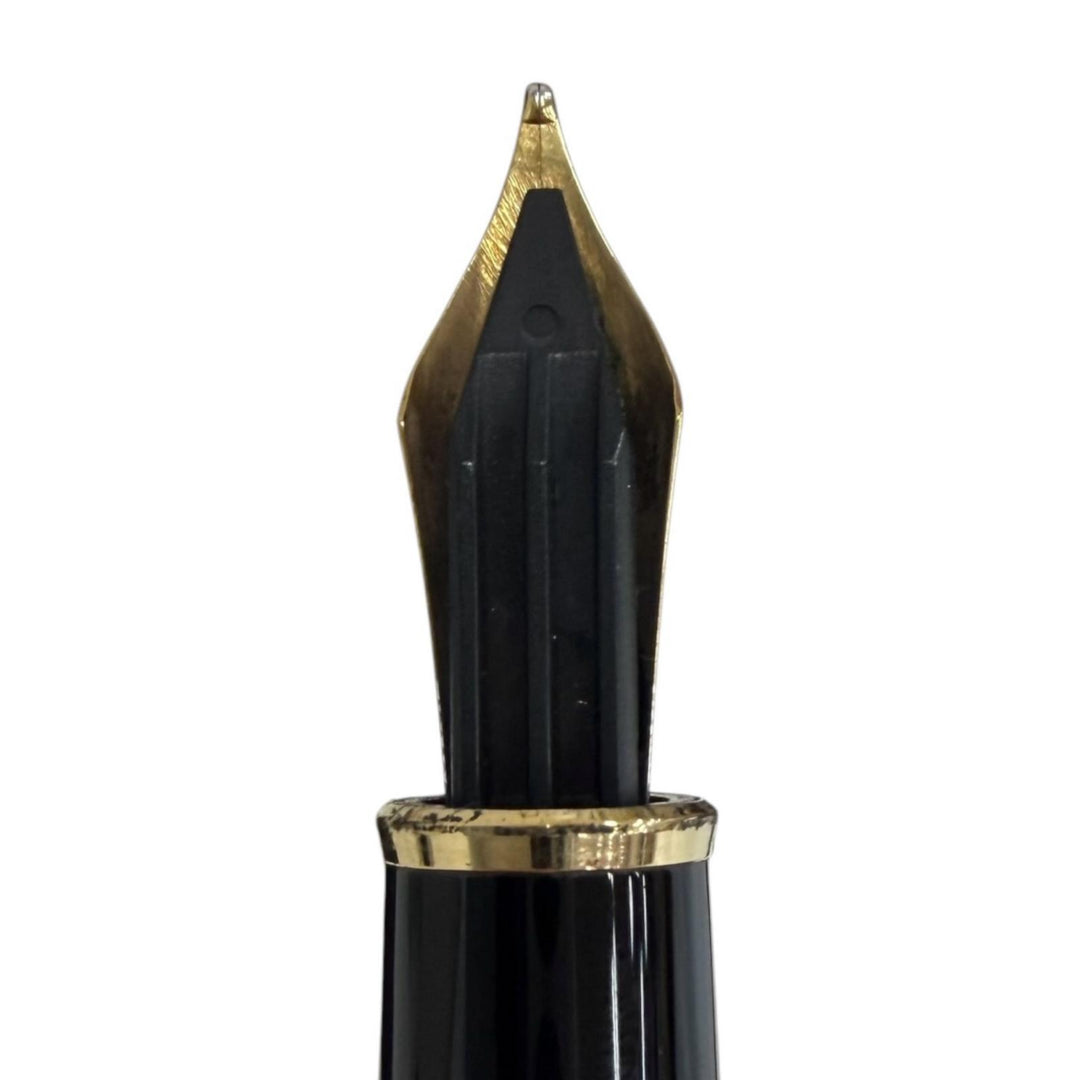 Very Good MONTBLANC fountain pen Meisterstück Solitaire Due white star Silver