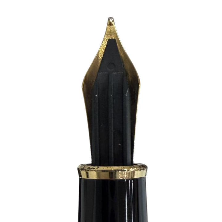 Very Good MONTBLANC fountain pen Meisterstück Solitaire Due white star Silver