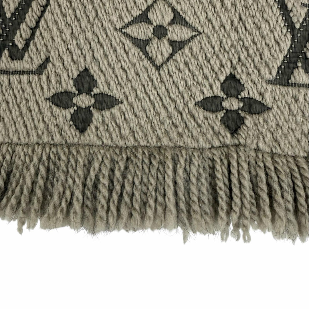 Great LOUIS VUITTON Scarf Esharp Logomania wool Women M72242