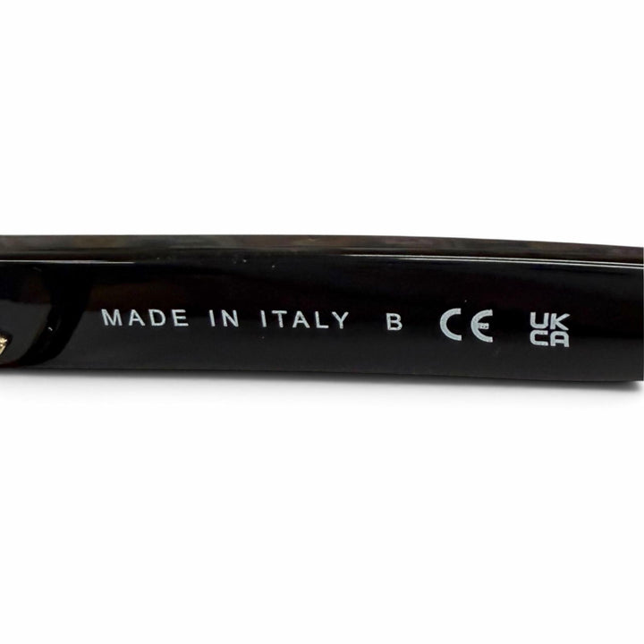Excellent CHANEL Glasses COCO Mark Butterfly Shape black Women 3480-S-A