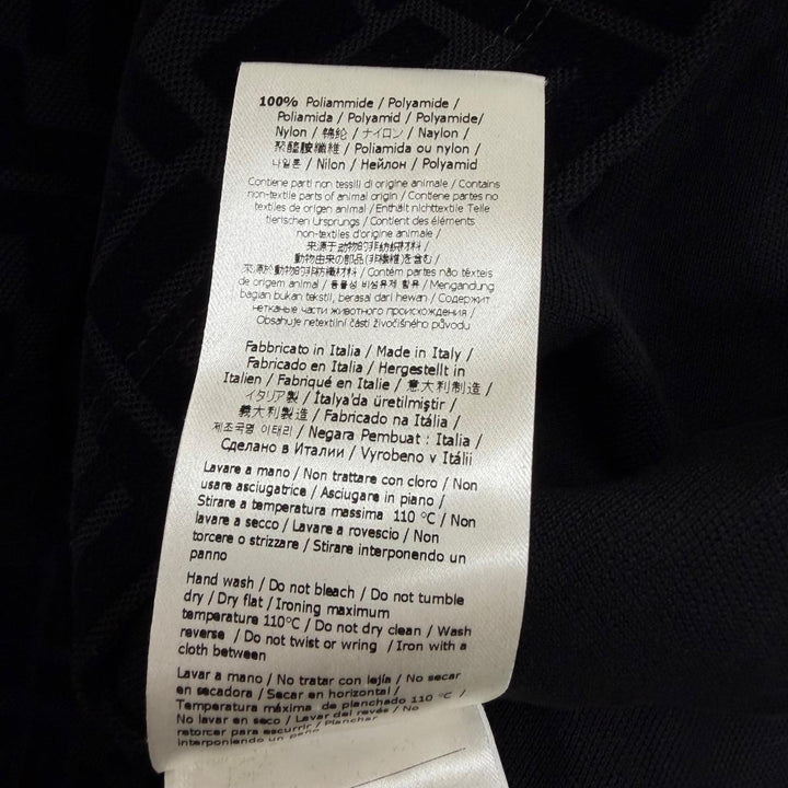 Excellent FENDI Short sleeve polo shirt FF Embossed Logo Velour