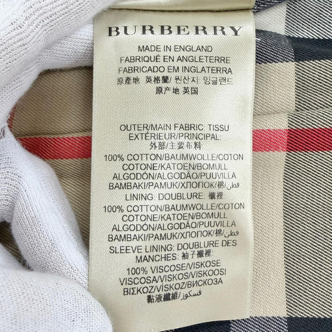 Great BURBERRY trench coat KENSINGTON Nova Check Lining Pattern IT 36 4006905