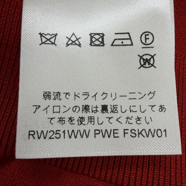 Excellent LOUIS VUITTON one piece LV Circle Logo Turtleneck Sleeveless Red M