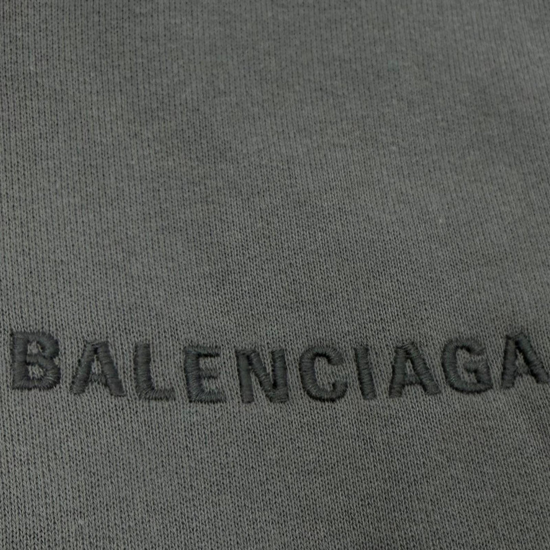 Excellent BALENCIAGA hoodie gray cotton mens XS 803264