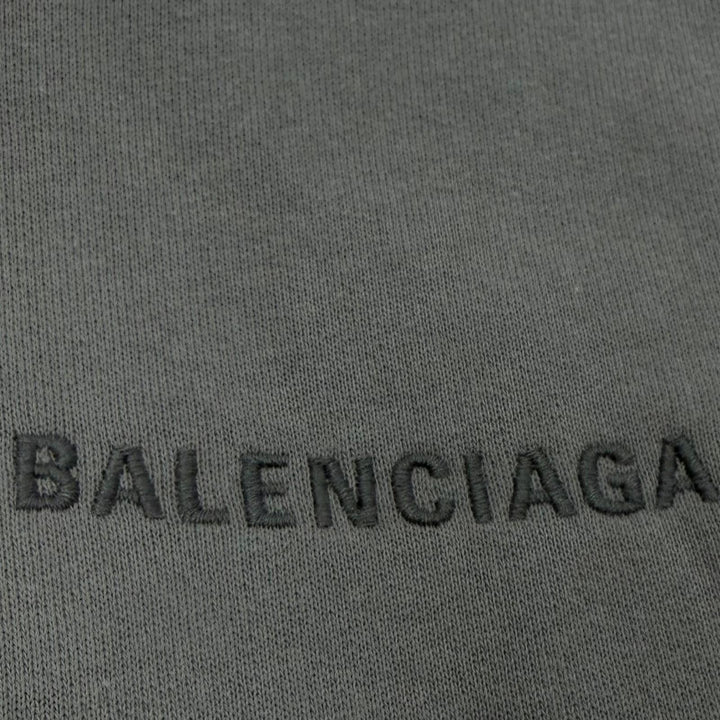 Excellent BALENCIAGA hoodie gray cotton mens XS 803264