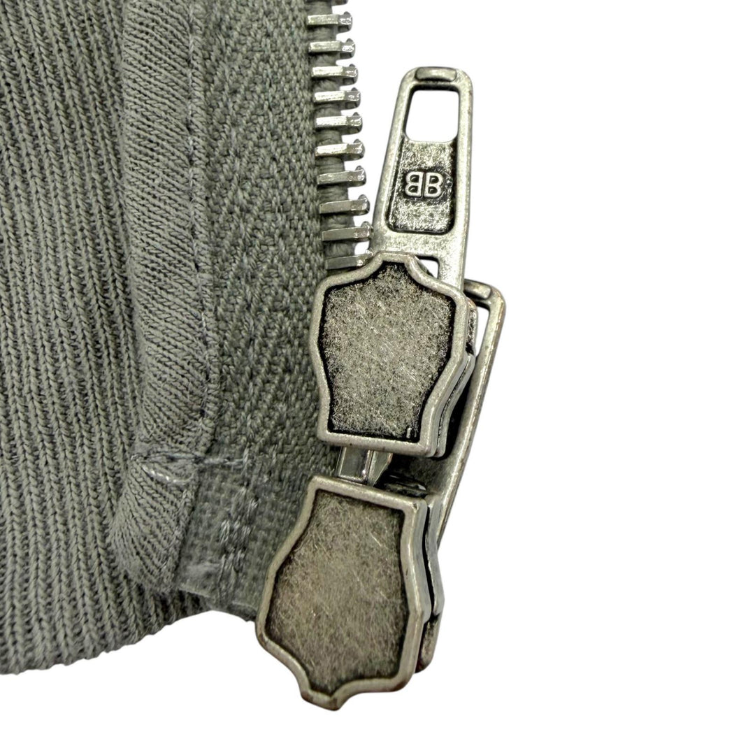 Excellent BALENCIAGA hoodie gray cotton mens XS 803264