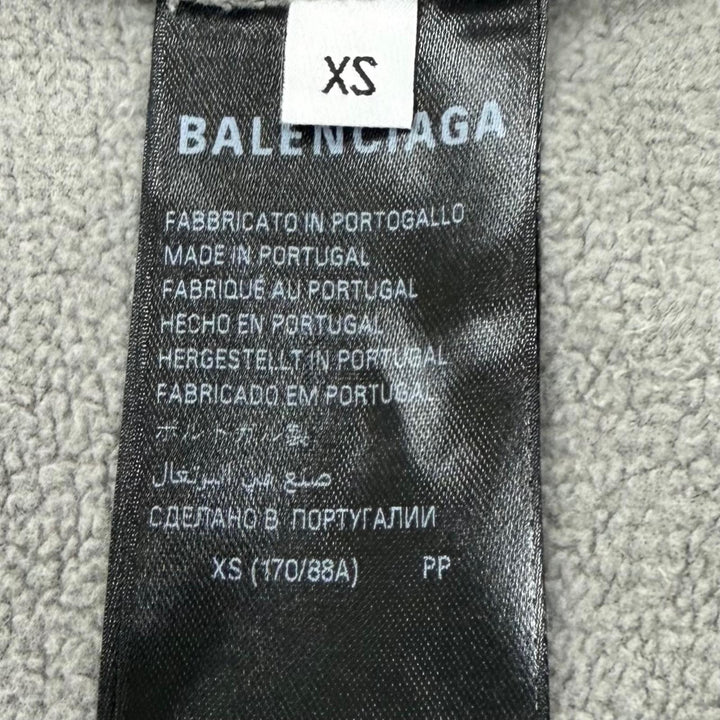 Excellent BALENCIAGA hoodie gray cotton mens XS 803264
