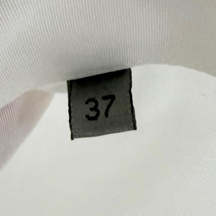 Excellent DIOR Long sleeve shirt CD ICON Logo Embroidery white cotton mens 37