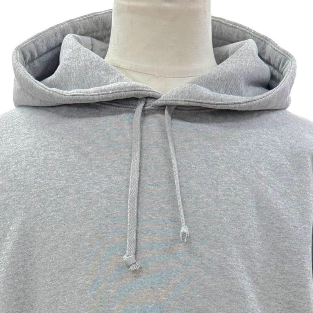Excellent Supreme hoodie Satin Applique Hooded Sweatshirt Back logo pullover L