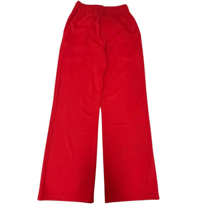 Pristine CELINE Pants FLARED JOGGING PANTS IN DOUBLE FACE JERSEY Red
