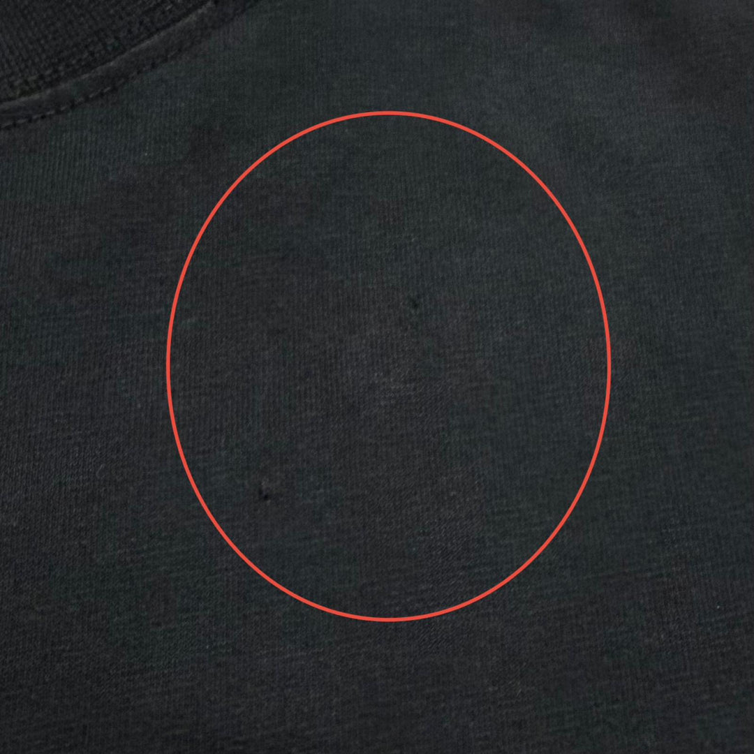 Great BALENCIAGA Short sleeve T-shirt Security tape logo black mens 2 831305