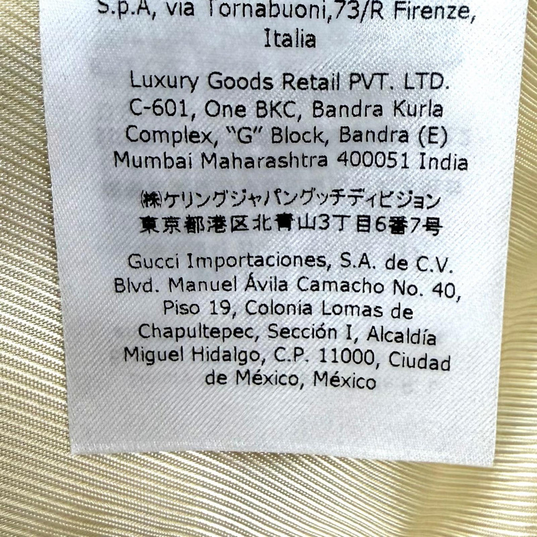 Pristine GUCCI Jacket Block check ribbon tweed short sleeve cotton IT 40 652261