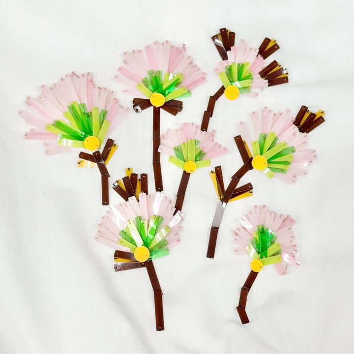 Excellent MIUMIU Flower bead embroidered sleeveless dress, IT 38 MF5769
