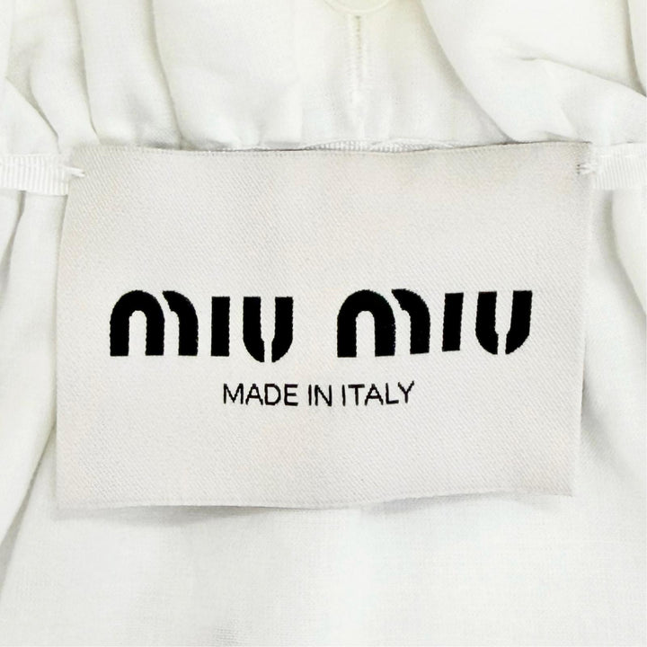 Excellent MIUMIU Flower bead embroidered sleeveless dress, IT 38 MF5769