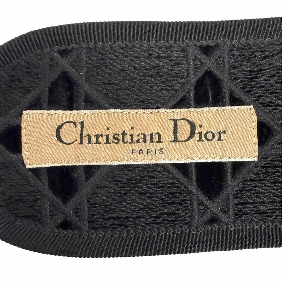 Excellent Christian Dior DIOR CHEZ MOI Cannage stitch design room shoes 35