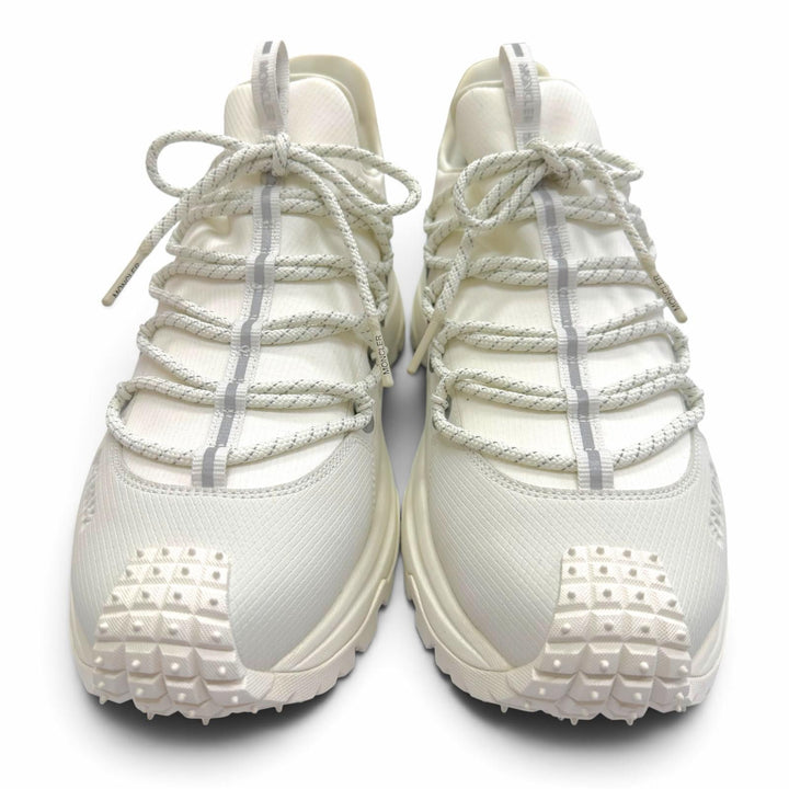 Pristine MONCLER Low cut sneakers Trailgrip Lite2 Lace up white fabric mens 43