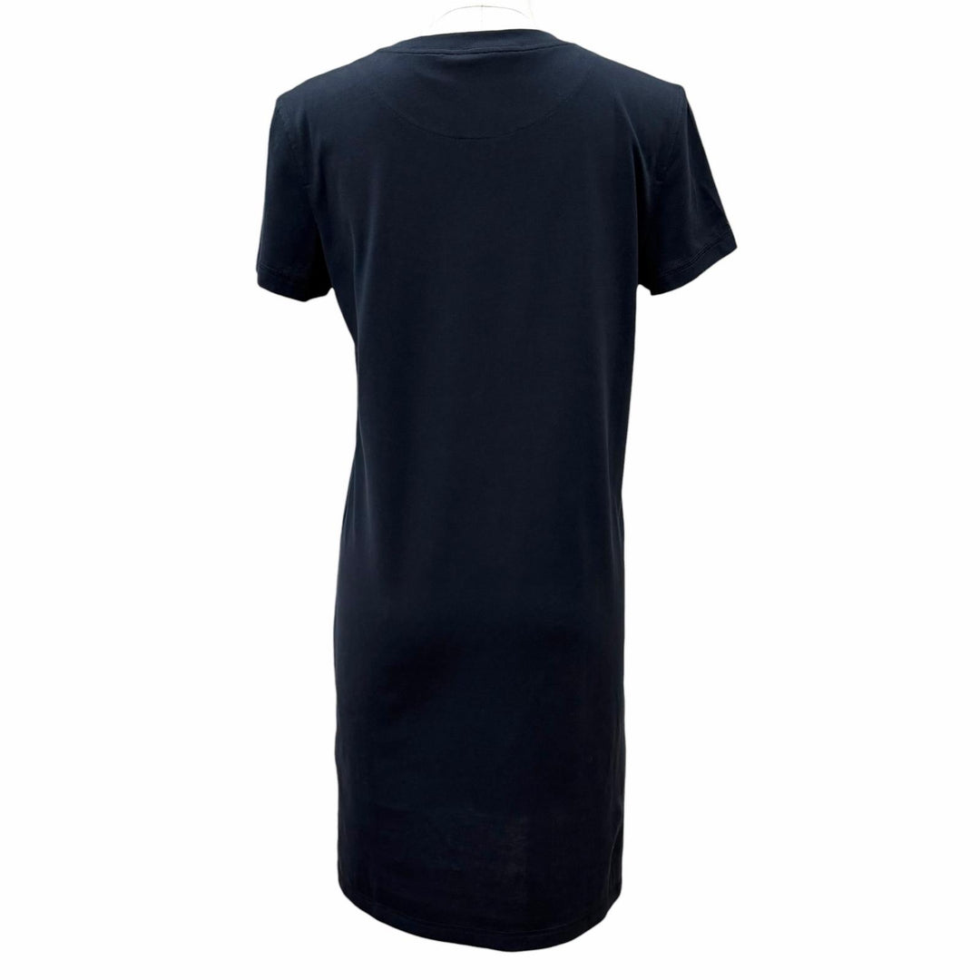 Pristine HERMES one piece Embroidered pocket short-sleeved T-shirt cotton 34
