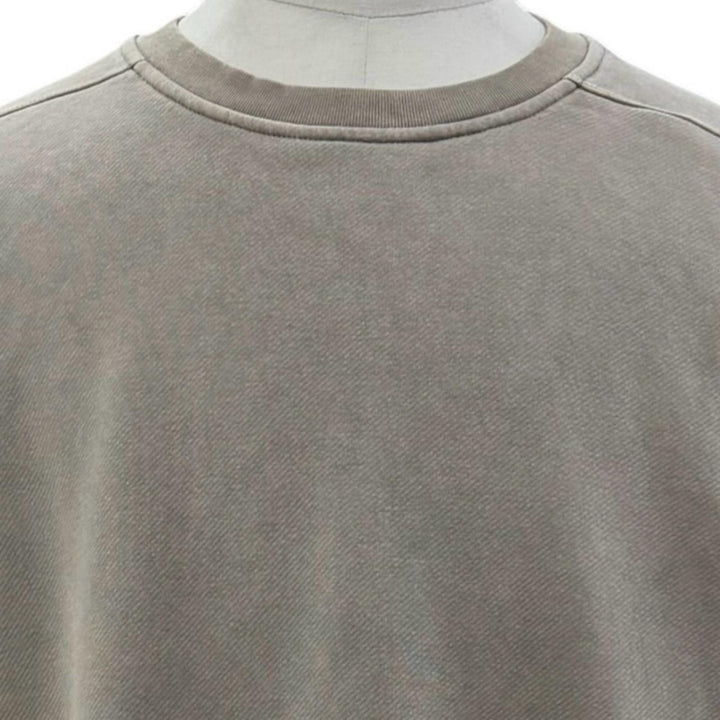 Excellent MONCLER RICK OWENS sweat SUBHUMAN Crew neck gradient pullover khaki L