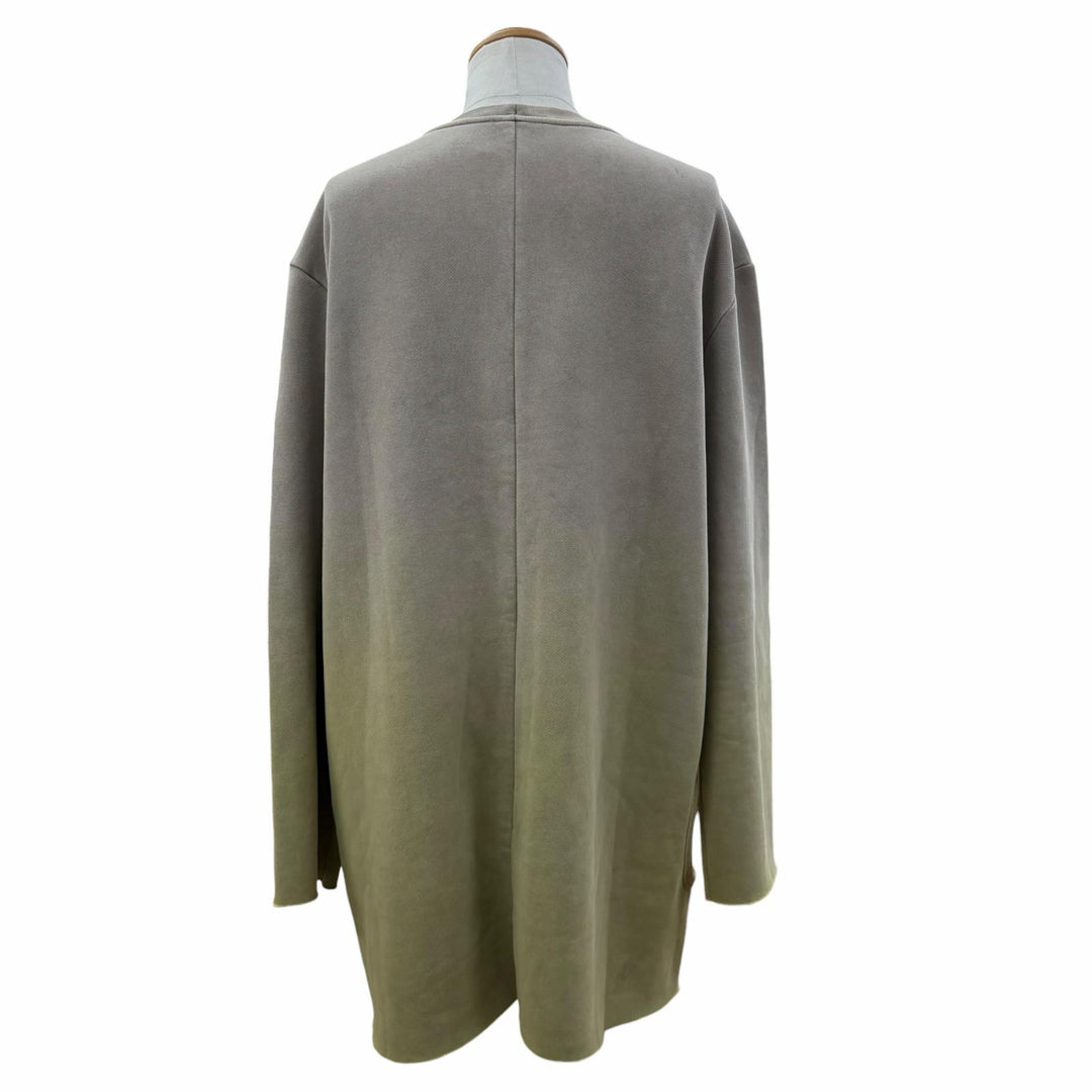 Excellent MONCLER RICK OWENS sweat SUBHUMAN Crew neck gradient pullover khaki L