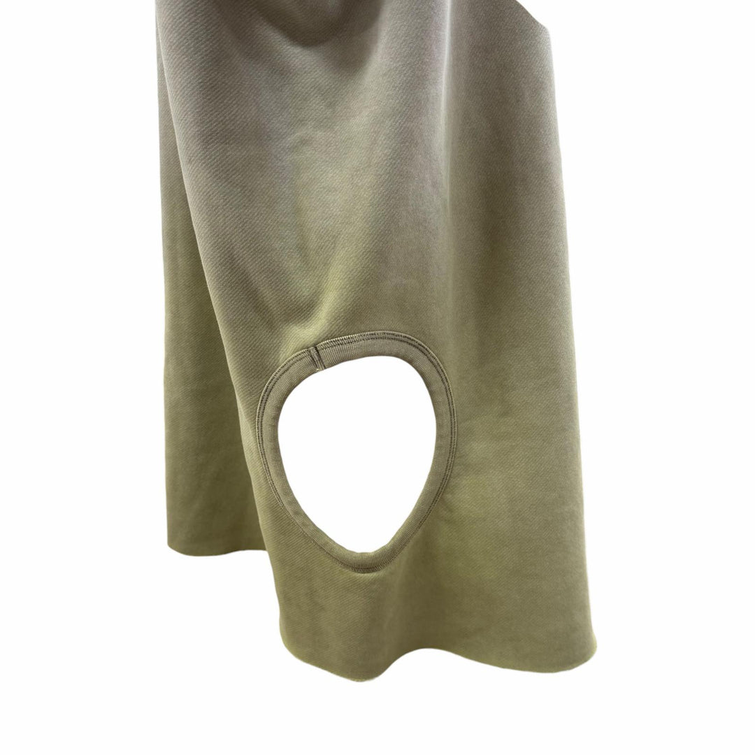Excellent MONCLER RICK OWENS sweat SUBHUMAN Crew neck gradient pullover khaki L