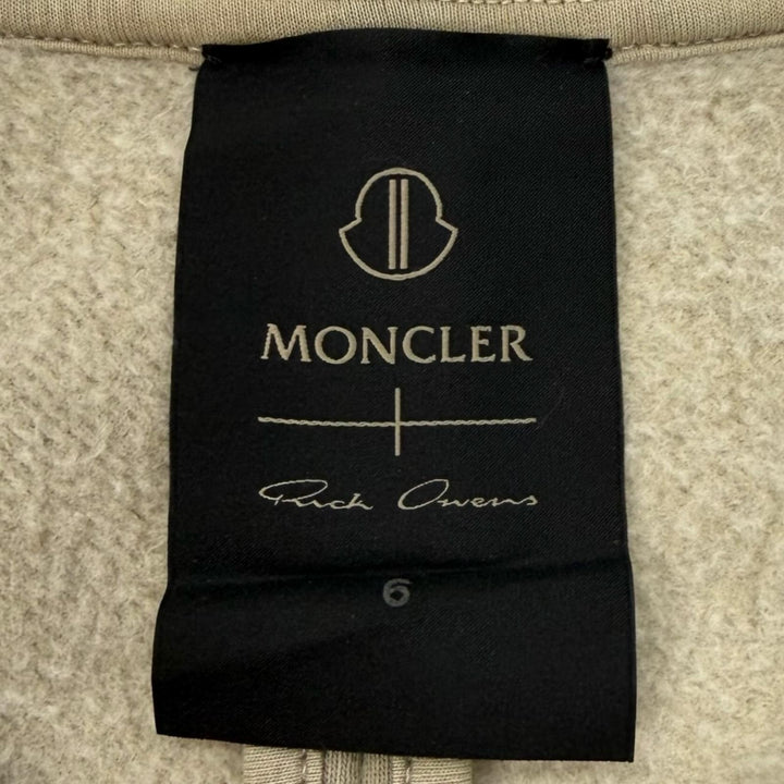 Excellent MONCLER RICK OWENS sweat SUBHUMAN Crew neck gradient pullover khaki L