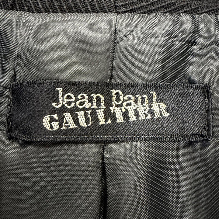 Great Jean Paul Gaultier FEMME collarless jacket Single jacket black wool 11