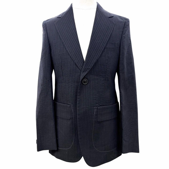 Excellent Maison Margiela 14 two-piece set Striped single suit IT 46 S50FT0107