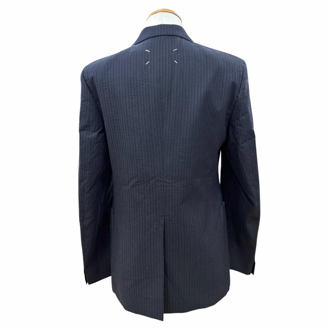 Excellent Maison Margiela 14 two-piece set Striped single suit IT 46 S50FT0107