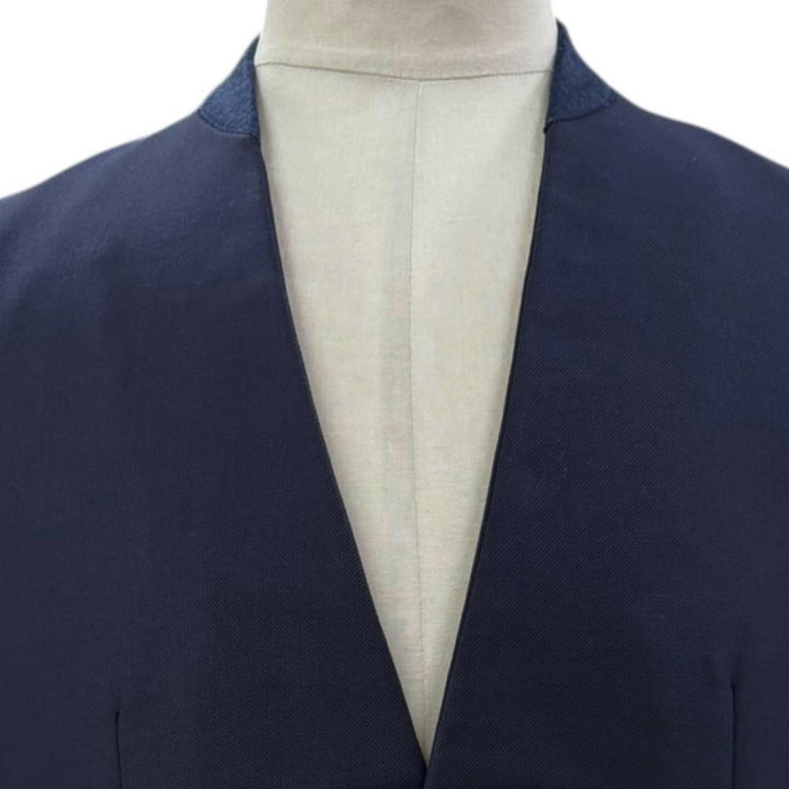 Excellent Maison Margiela 14 tailored jacket Navy wool mens IT 46 S30BN0487