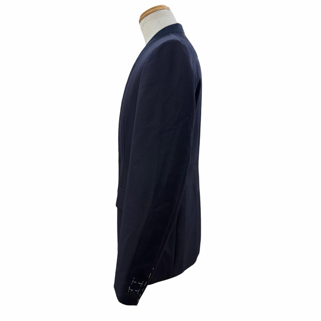 Excellent Maison Margiela 14 tailored jacket Navy wool mens IT 46 S30BN0487