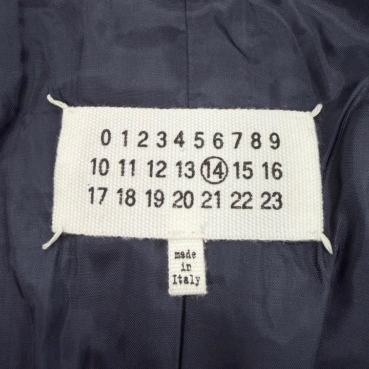 Excellent Maison Margiela 14 tailored jacket Navy wool mens IT 46 S30BN0487