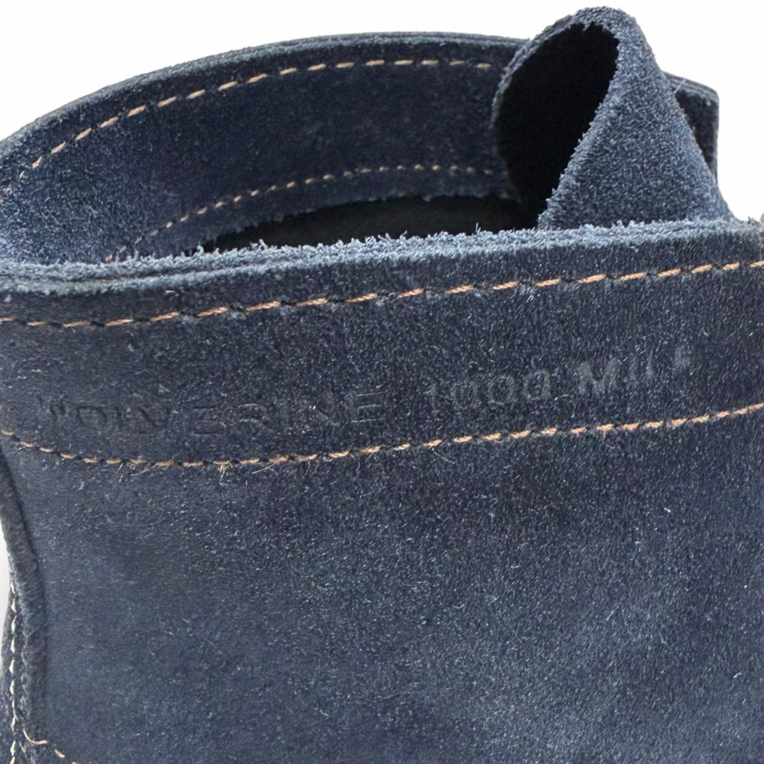Great WOLVERINE Ankle boots 1000 Mile Boots Navy leather mens 9 W40092
