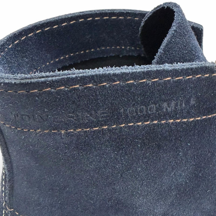 Great WOLVERINE Ankle boots 1000 Mile Boots Navy leather mens 9 W40092