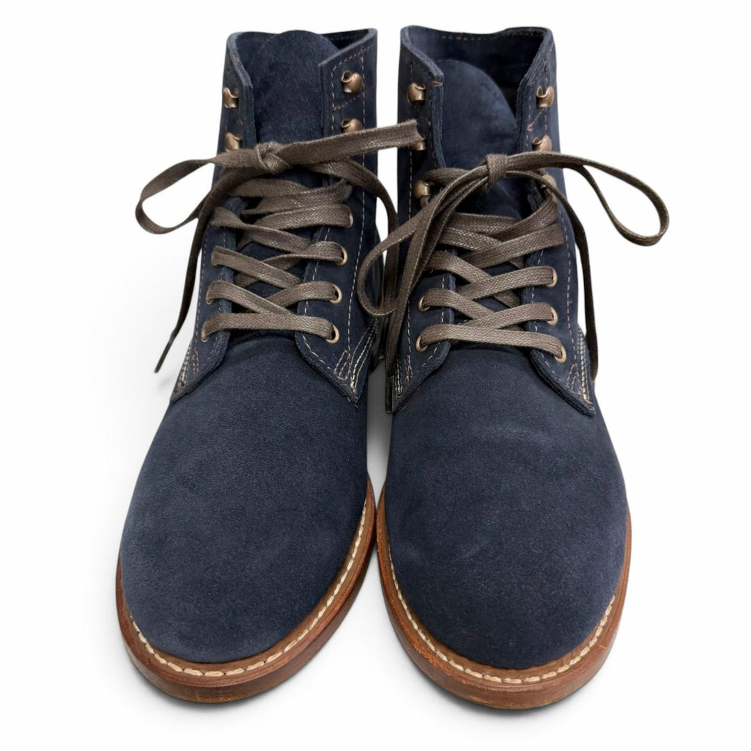 Great WOLVERINE Ankle boots 1000 Mile Boots Navy leather mens 9 W40092