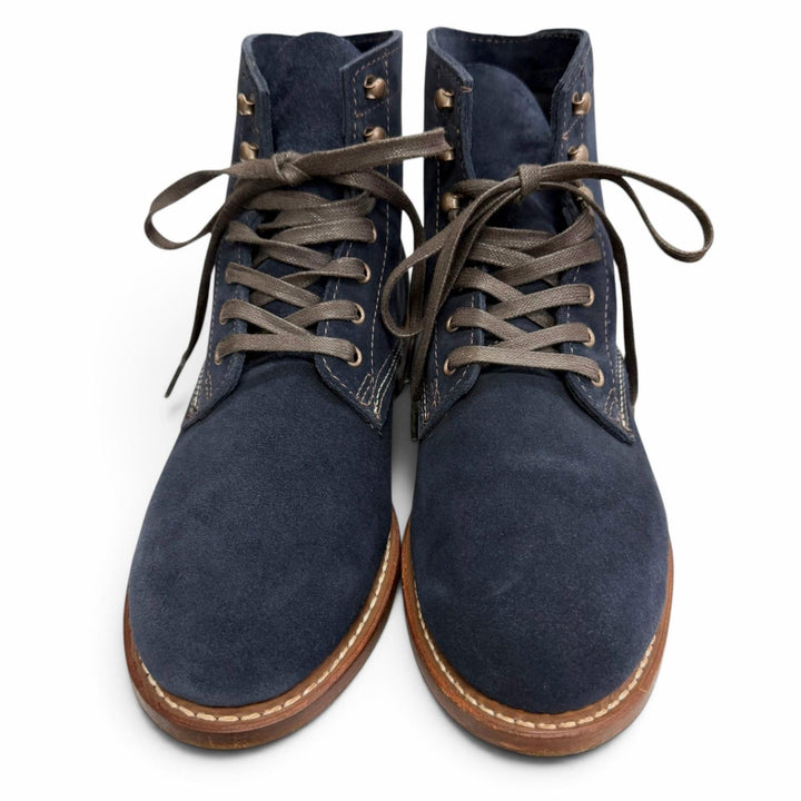 Great WOLVERINE Ankle boots 1000 Mile Boots Navy leather mens 9 W40092