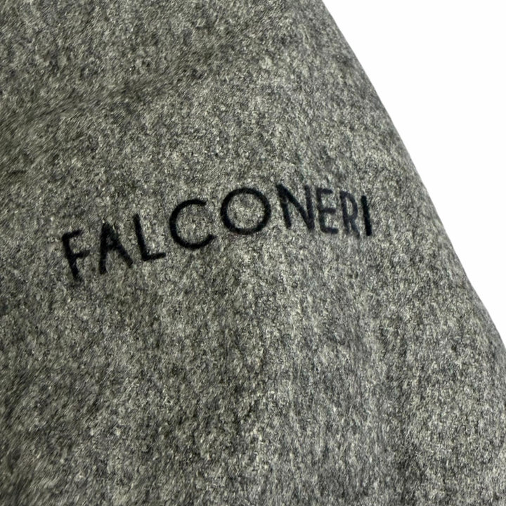 Excellent Falconeri Down jacket reversible gray silk mens IT 50 UCL0215/9108