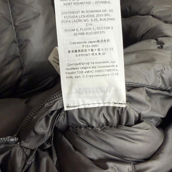 Excellent Falconeri Down jacket reversible gray silk mens IT 50 UCL0215/9108
