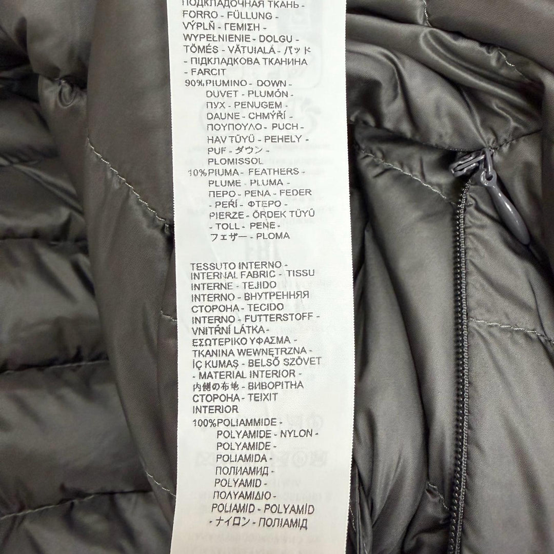 Excellent Falconeri Down jacket reversible gray silk mens IT 50 UCL0215/9108