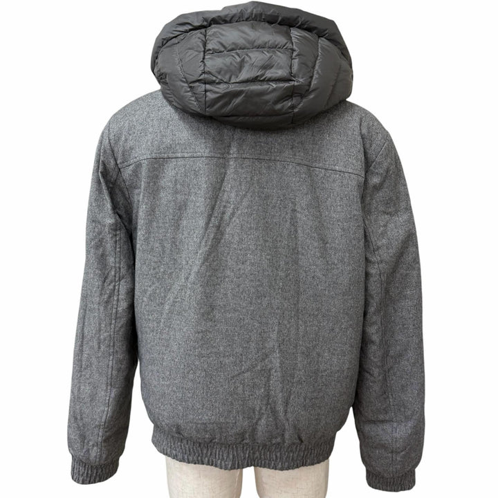 Excellent Falconeri Down jacket reversible gray silk mens IT 50 UCL0215/9108
