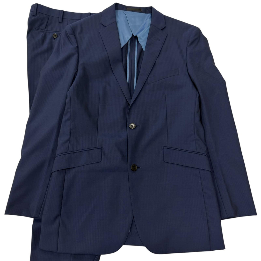 Excellent BURBERRY BLACK LABEL suit Stripe Pattern Single