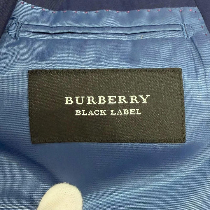 Excellent BURBERRY BLACK LABEL suit Stripe Pattern Single